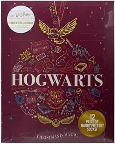 Harry Potter Sock Kalendarz Adwentowy / Kalendarz adwentowy Harry Potter - skarpetki