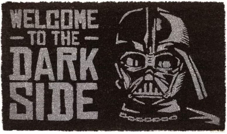STAR WARS WELCOME TO THE DARK SIDE DOORMAT (60 x 40 cm) / wycieraczka pod drzwi Gwiezdne Wojny Welcome to the Dark side (60 x 40 cm) - E