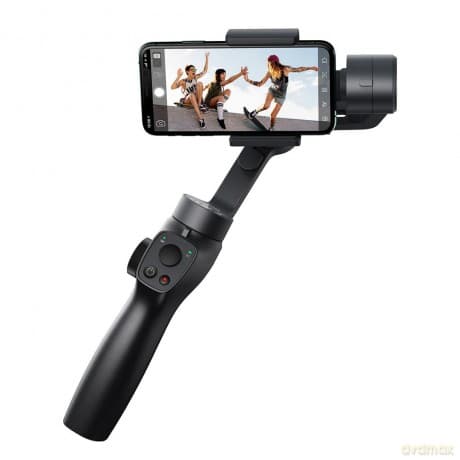 Baseus 3 osiowy Gimbal do telefonu smartfona ręczny stabilizator obrazu do filmów i zdjęć Live Vlog YouTube TikTok szary (SUYT-0G)