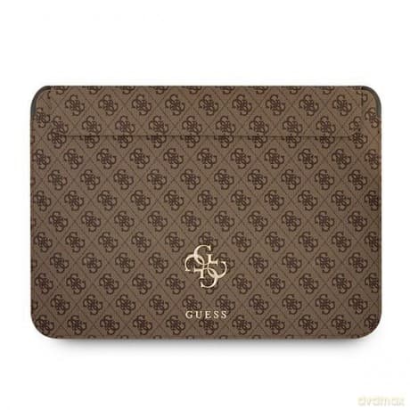 Guess Sleeve GUCS13G4GFBR 13" brązowy /brown 4G Big Logo