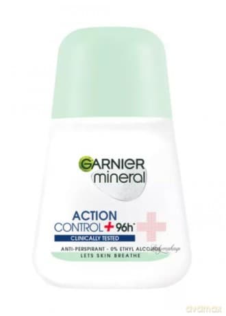 Garnier Mineral Dezodorant roll-on Action Control + Clinically Tested 96h 50 ml