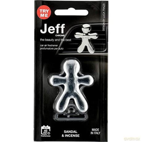 Mr&Mrs Fragrance Jeff Chrome Sandal & Incense - car smell unisex