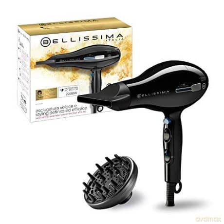 Bellissima Professional Hair Dryer with AC Motor 11312 Professional P2 2200 Imetec
