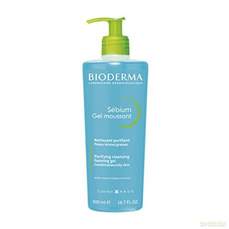 Bioderma Purifying And Foaming Gel Foaming Cleansing Gel For Combination To Oily Skin - Volume: 500 ml