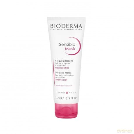 Bioderma Soothing moisturizing mask for sensitive skin Sensibio (Soothing Mask) 75 ml