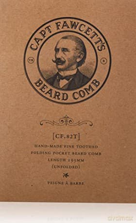 Captain Fawcett Folding comb for beard CF.82