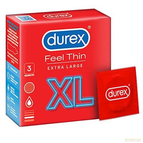 Durex Feel Thin XL Kondomy - Variant: 3 pcs