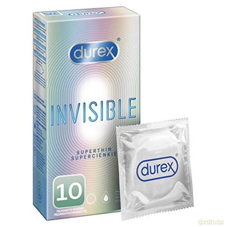 Durex Invisible Kondomy - Variant: 10 pcs