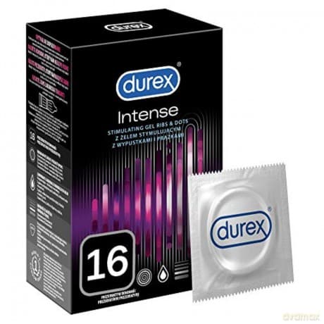 Durex Kondomy Intense Orgasmic - Variant: 16 pcs