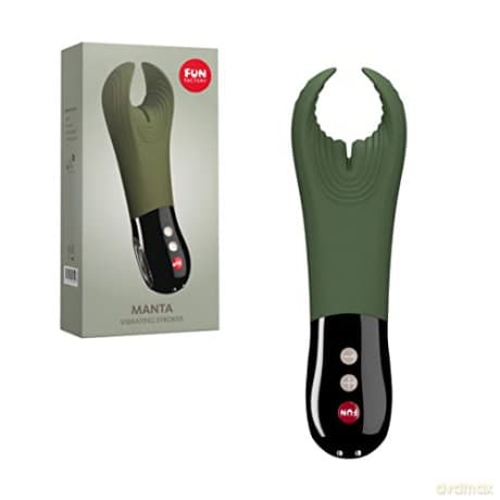 Fun Factory Men´s vibrating masturbator Manta - Variant: Black-green