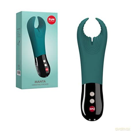 Fun Factory Men´s vibrating masturbator Manta - Variant: Blue-black