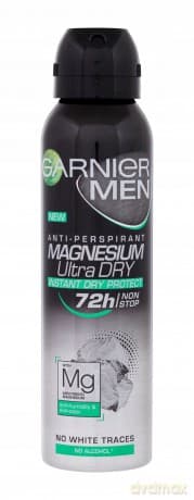 Garnier Antiperspirant for men with magnesium (Magnesium Ultra Dry) 150 ml