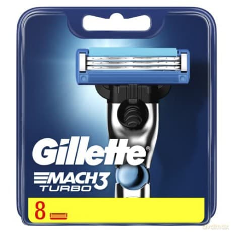 Gillette Replacement heads Gillette Mach3 Turbo - Volume: 8 pcs