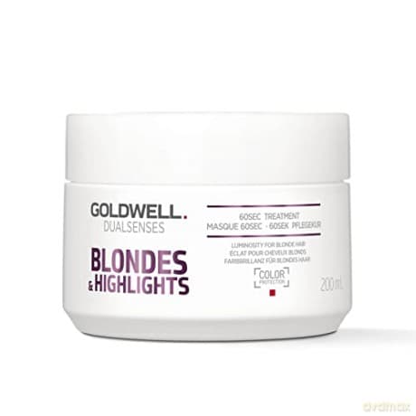 Goldwell Regenerating Mask neutralizing yellow hair tones Dualsenses Blonde s & Highlights (60 Sec Treatment) - Volume: 200 ml