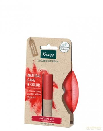 Kneipp Color lip balm Natura l Red ( Color ed Lip Balm) 3.5 g