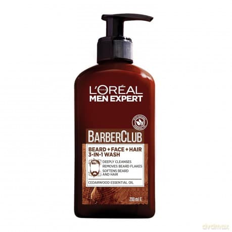 L´Oréal Paris Barber Club Gel 3in1 (Beard, Face & Hair Wash) 200ml