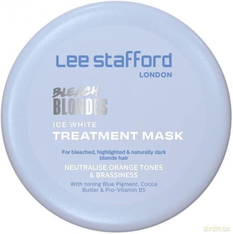 Lee Stafford Mask for a cooler shade of blonde hair Bleach Blonde with Ice White (Toning Treatment) 200 ml