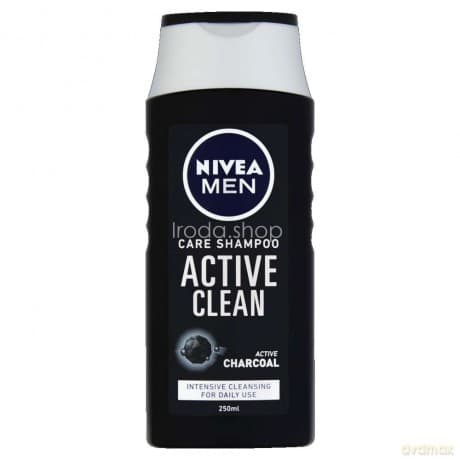 Nivea Shampoo with charcoal for men Active Clean 250 ml