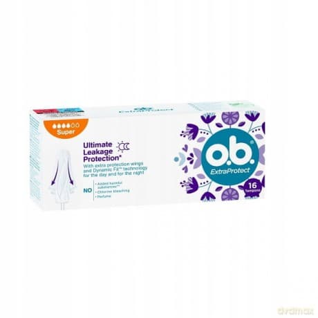 o.b. ExtraProtect Super tampons - Variant: 16 pcs