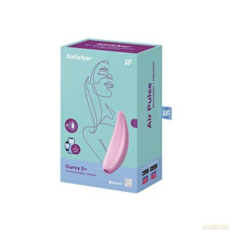 Satisfyer Curvy 3+ Pink clitoral stimulator vibrator