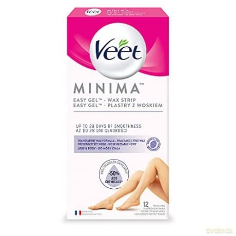 Veet Hypoallergenic wax strips for legs Mini ma 12 pcs