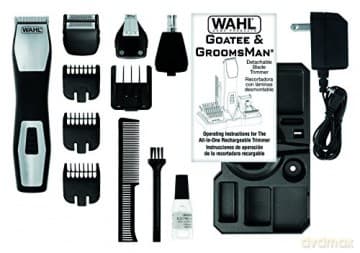 Wahl Elegant trimmer with three shaving heads to the battery (WHL Wahl groomsman Pro-9855-1216)