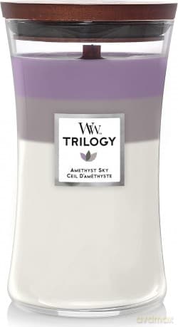 WoodWick Large scented candle Trilogy Amethyst Sky 609.5 g