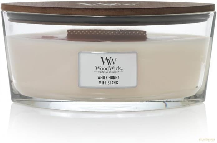 WoodWick Scented candle ship White Honey 453.6 g