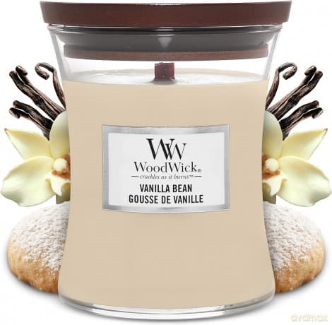 WoodWick Scented candle vase Vanilla Bean 275 g