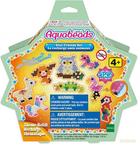 AQUABEADS Koraliki Gwiazdki, zestaw Zwierzęta 31602