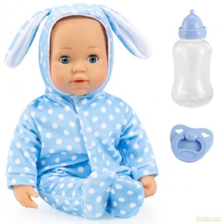 Bayer Lalka bobas Anna Pierwsze słowa ubranko królik 38 cm 93822AD