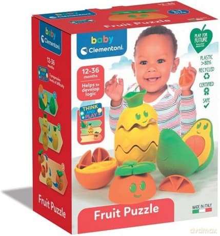 Clementoni baby Owoce puzzle zabawka logiczna 17719