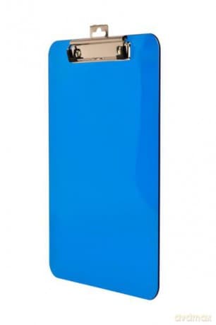 Deska z metalowym klipem A4 niebieska