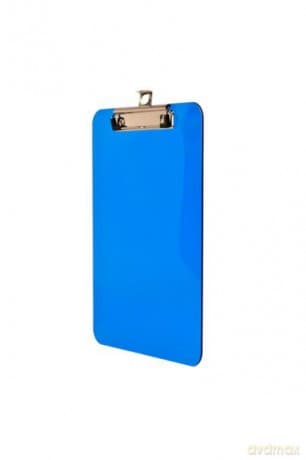 Deska z metalowym klipem A5 niebieska