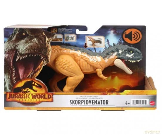 Jurassic World Dinozaur Dziki ryk Skorpiovenator dinozaur HDX37 HDX17