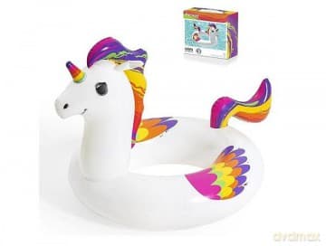 Koło dmuchane Jednorożec 119x91 cm B36159