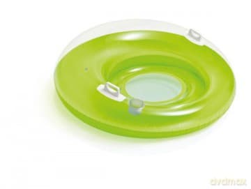 Koło do pływania z oparciem i siatką 2 kolory 119 cm w pudełku 58883NP