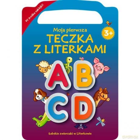 Łebskie zwierzaki w literkowie. Moja pierwsza teczka z literkami. Literki A-D KS68427
