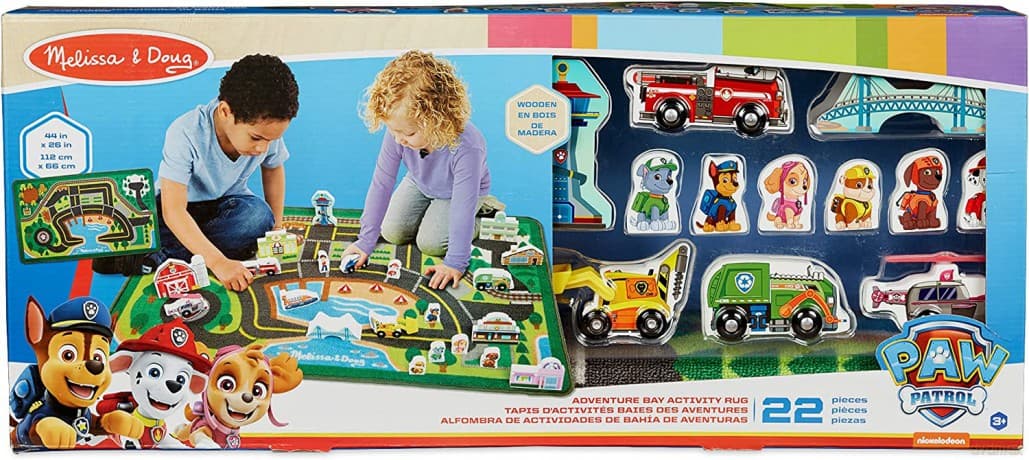 MELISSA Mata podłogowa dywan z akcesoriami 112x66 cm PAW PATROL Psi Patrol 33273