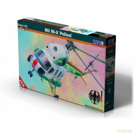 Model helikoptera do sklejania Mi-2 "Polizei/Policja/Policie" 1:48 F-153