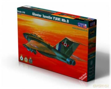 Model samolotu do sklejania Gloster Javelin FAW Mk.8 1:72 D-43