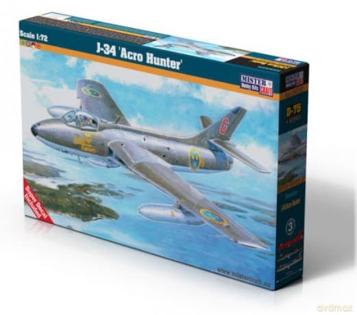 Model samolotu do sklejania J-34 "Acro Hunter" 1:72 D-75