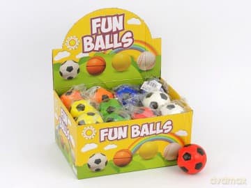 Piłeczka piankowa / gniotek 6 cm 465503 mix