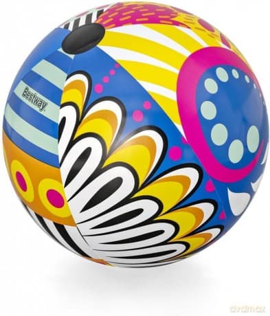 Piłka dmuchana plażowa wielokolorowa POP 91 cm 31044