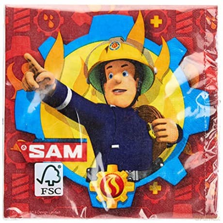 Serwetki "Strażak Sam" 33x33 cm 20 szt 9902177