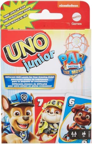 UNO JUNIOR PAW PATROL Psi Patrol HGD13 Mattel