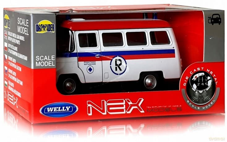 WELLY Auto model 1:34 NYSA 522 R KARETKA, AMBULANS
