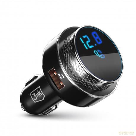 Transmiter 3mk Hyper Car FM LED Bluetooth 2x USB