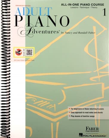 Faber Piano Adventures: Adult Piano Adventures All-in-One Lesson Book 1: Spiral Bound