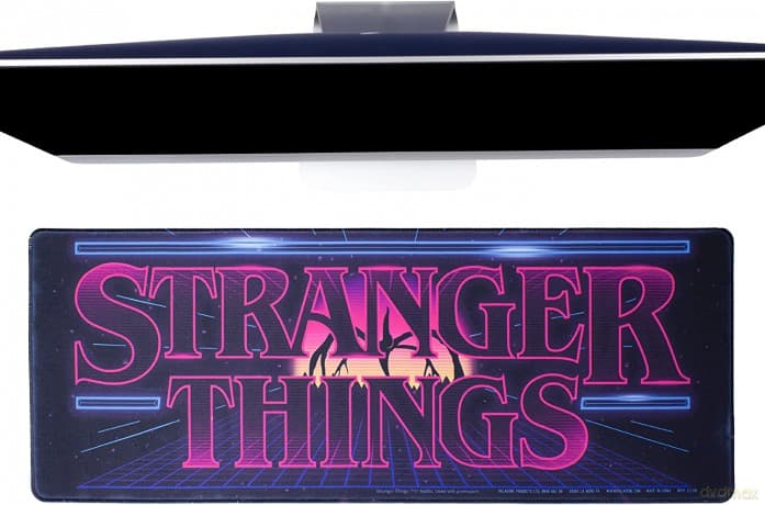 Stranger Things Arcade Logo Desk Mat desk mat - mousepad (80 x 30 cm) / mata na biurko - podkładka pod myszkę Stranger Things Arcade Logo
